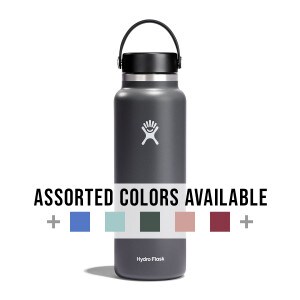 Hydro Flask 40oz wide mouth bottles, assorted colors available
